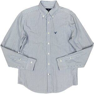 EUC Men's AMERICAN EAGLE Classic Stripe Oxford Button Down Shirt | Size S